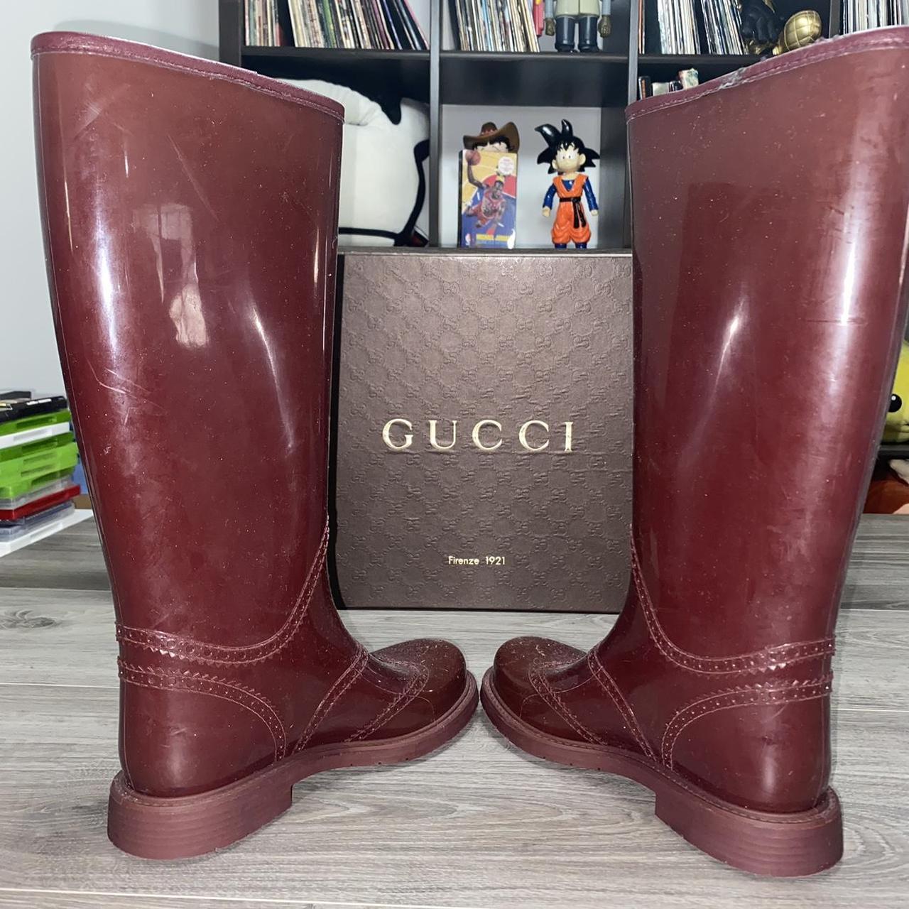 Size 36 Gucci rain boots - Depop