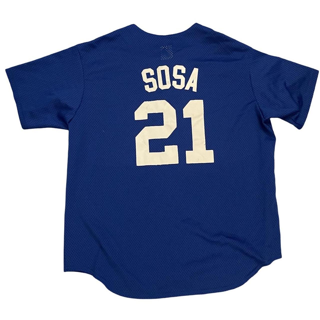 Vintage Majestic Chicago Cubs Sammy Sosa #21 Jersey | Depop