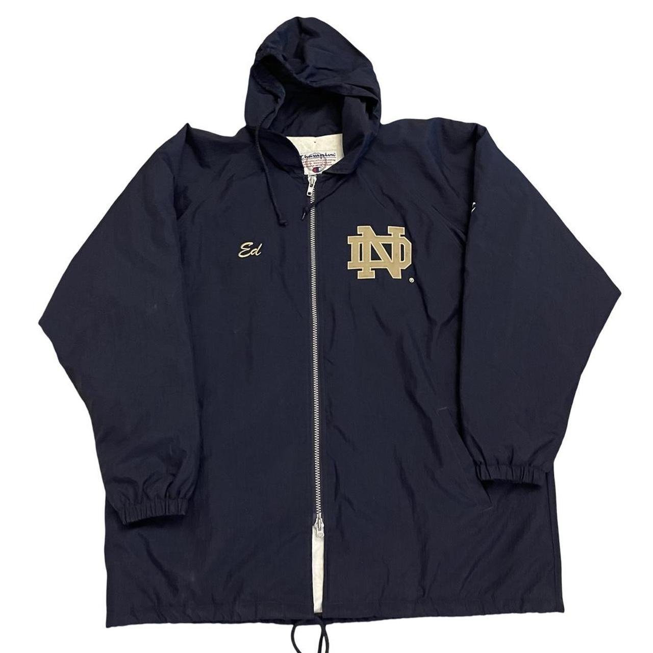 Vintage champion Notre Dame Fighting Irish pullover jacket fashion