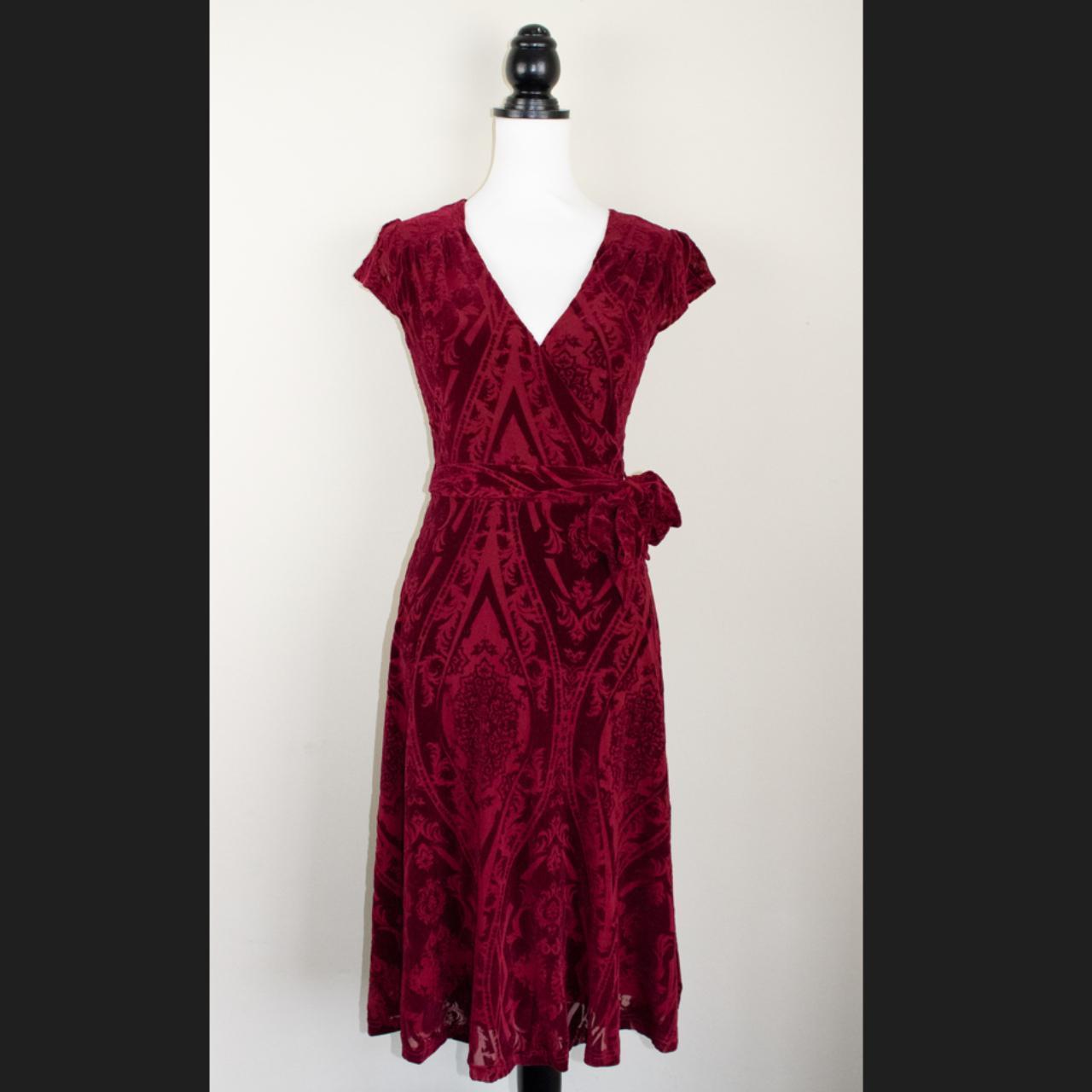 Lindy bop burgundy outlet dress