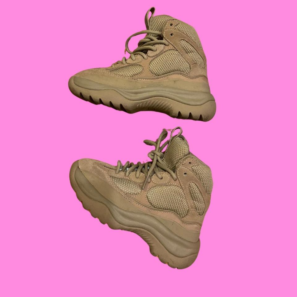 Pink yeezy clearance boots