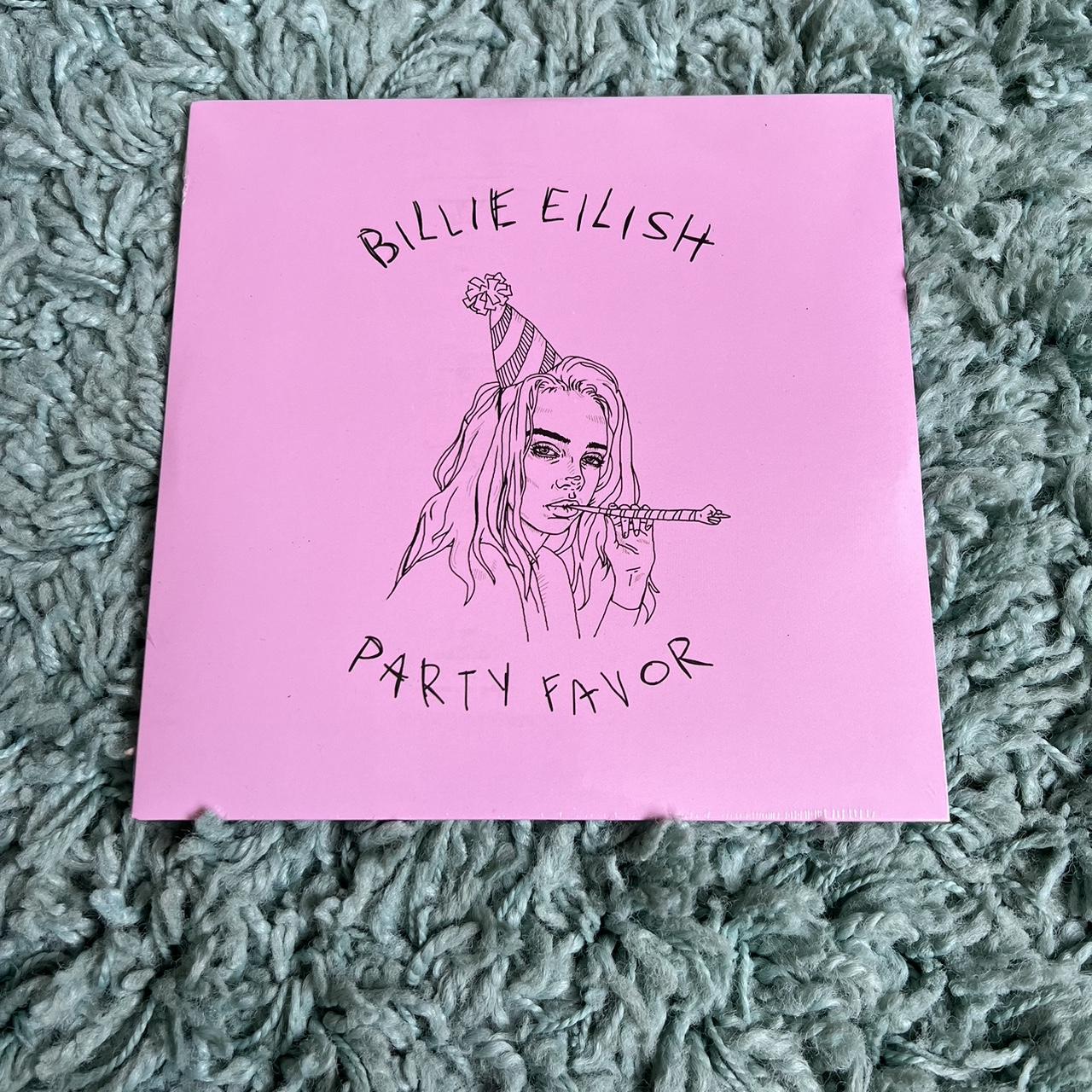 Billie Eilish party favor / hotline bling pink 7”... Depop