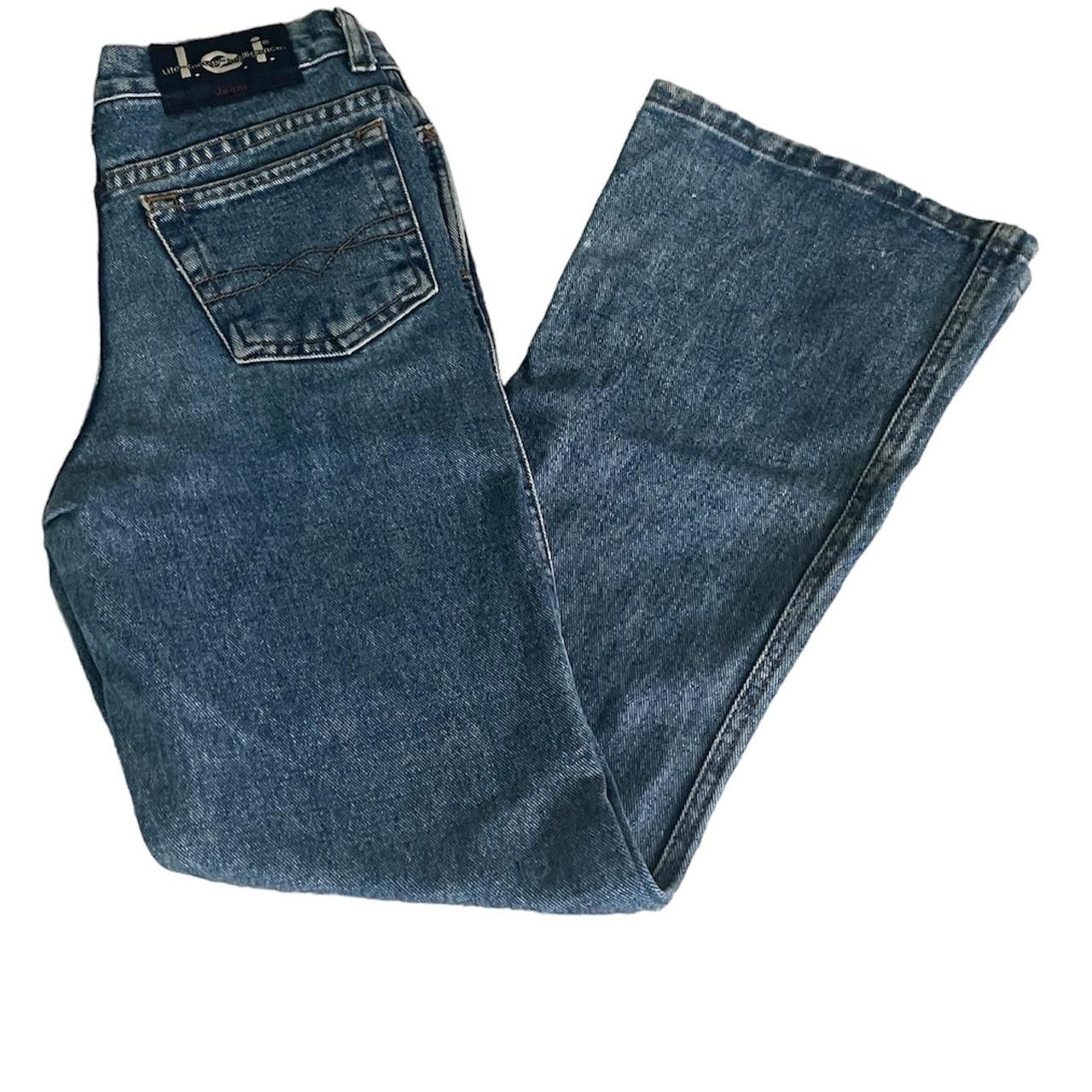Lei jeans boot cut Size 14 young girls Few bleach... - Depop