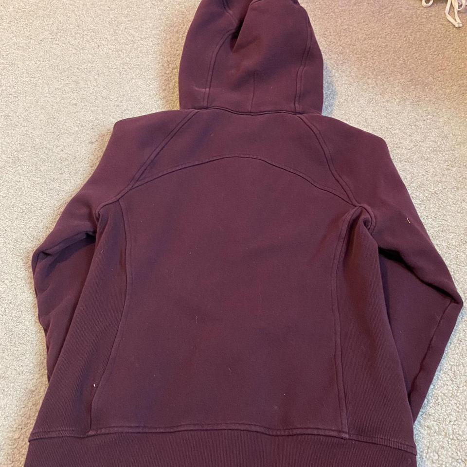 Lululemon Down for a Run Pullover. Maroon color - - Depop