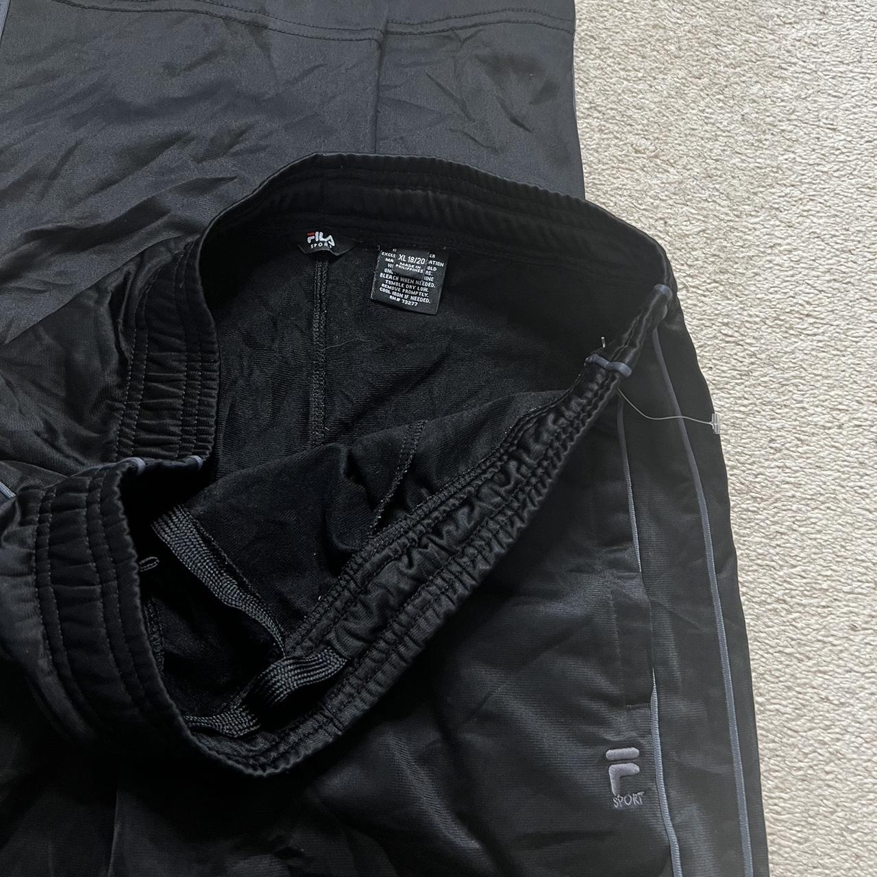 Fila Women's Black Trousers | Depop