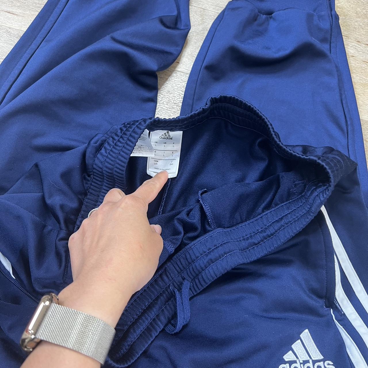 Rare Vintage Adidas Blue Loose Fit Softshell - Depop