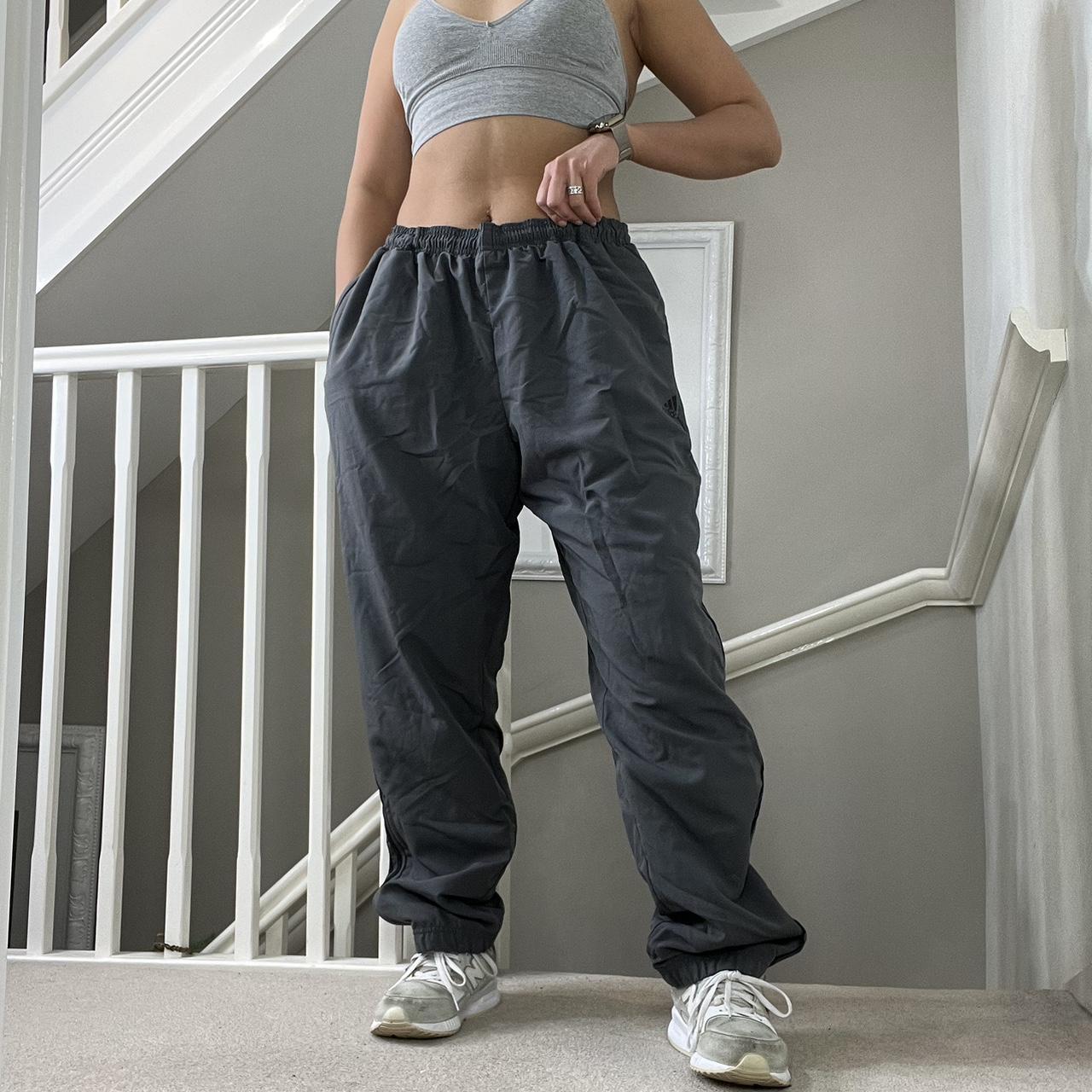 adidas sweatpants women grey