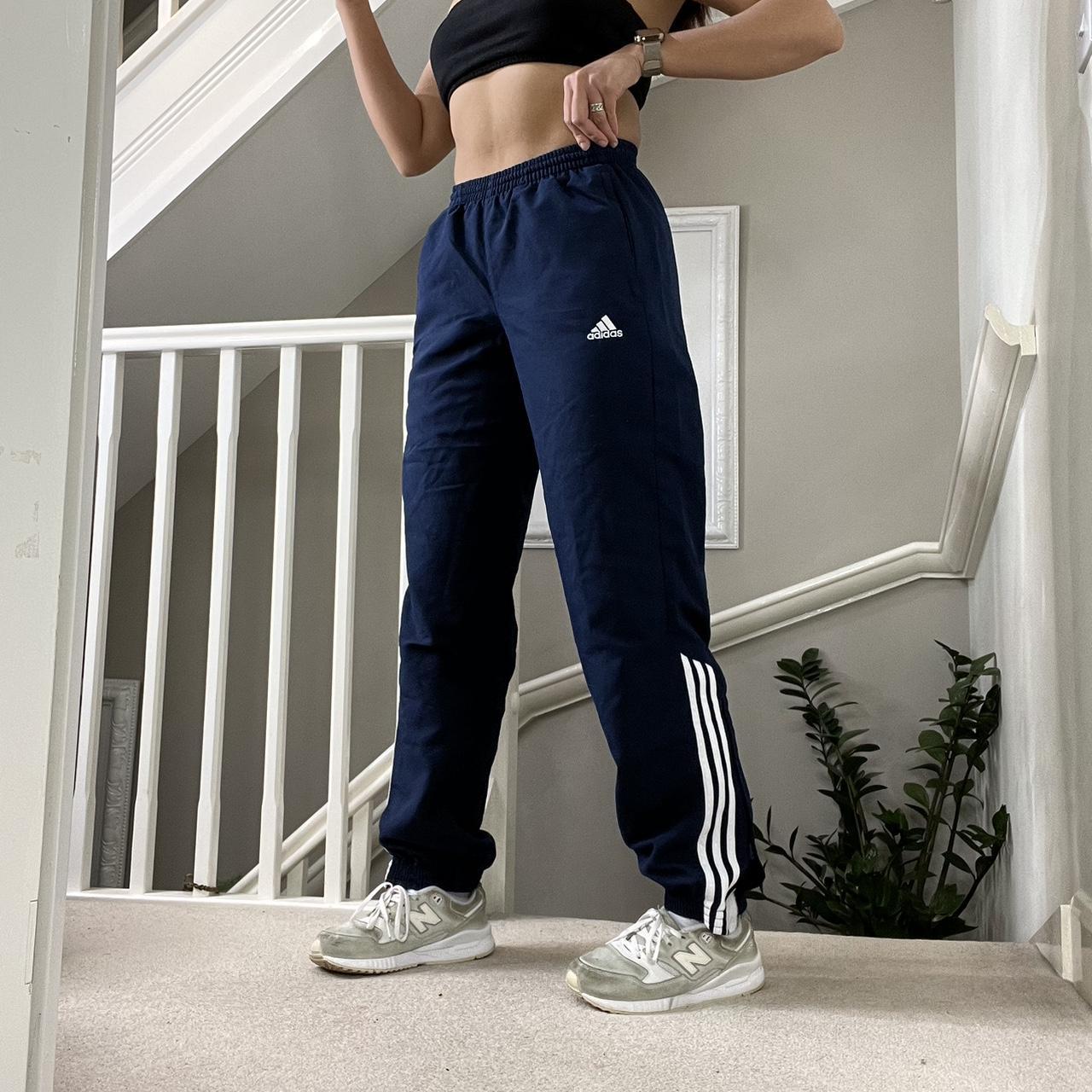 Adidas Sweatpants Women's Size Medium M Wide Leg - Depop