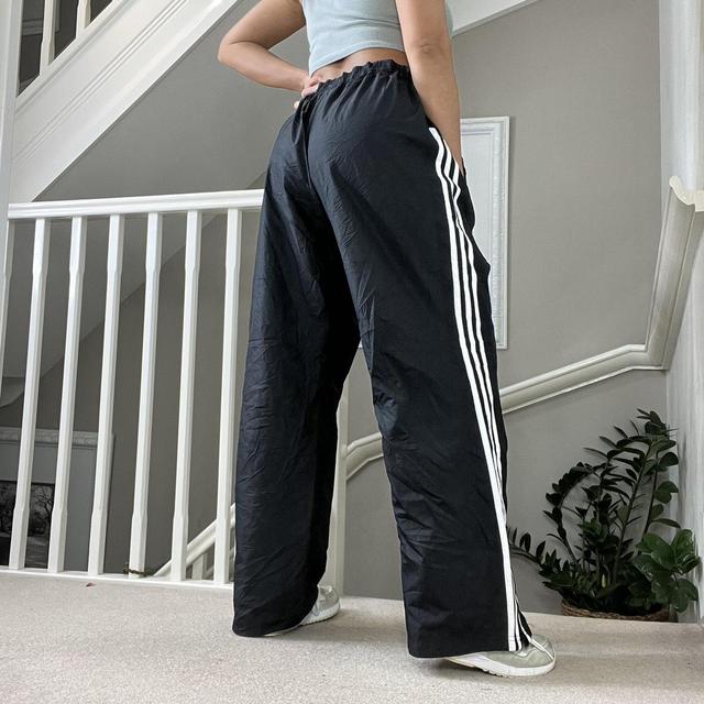 Vintage Adidas Baggy Fit Windbrea Shellsuit Track Pants Size M