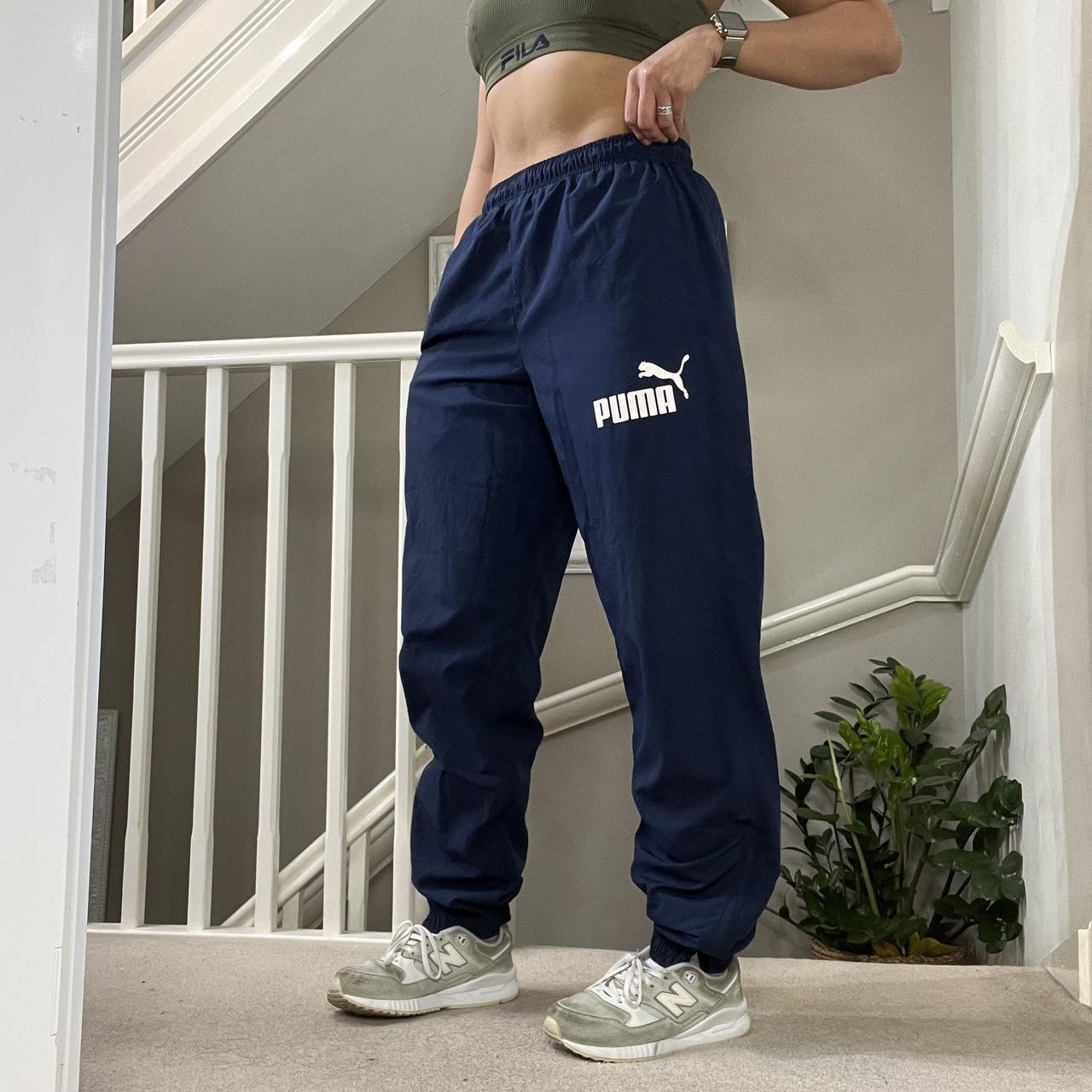 Puma navy joggers online