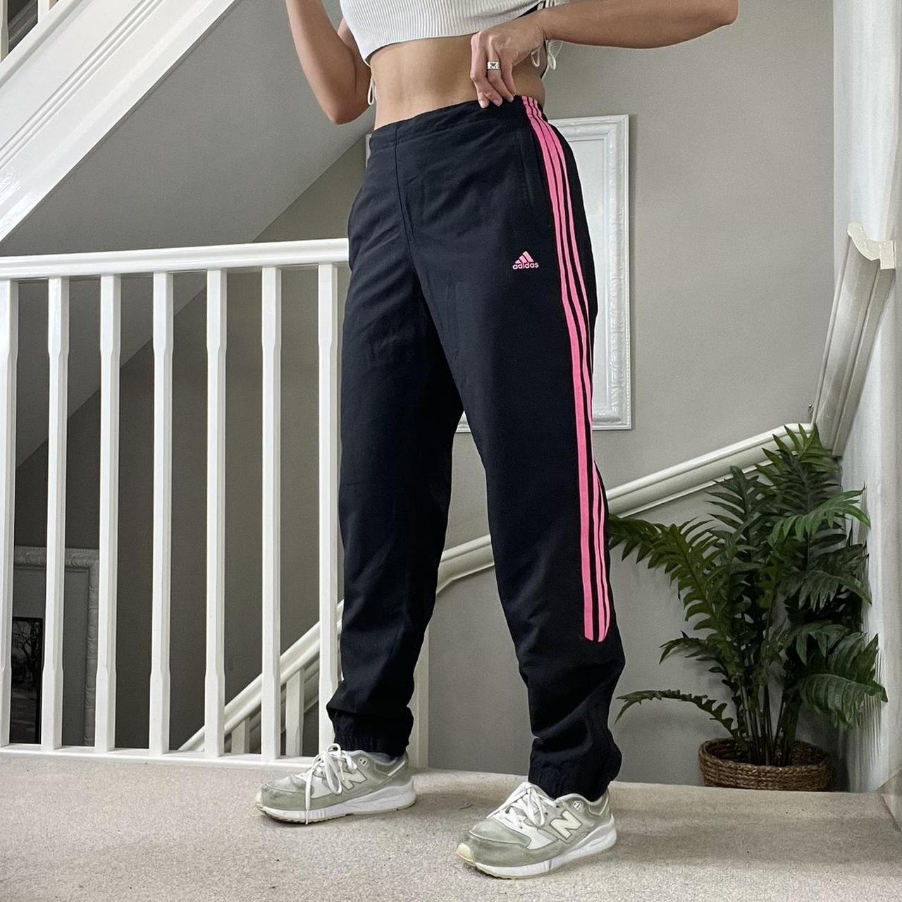 00s Adidas windbreaker track pants Depop