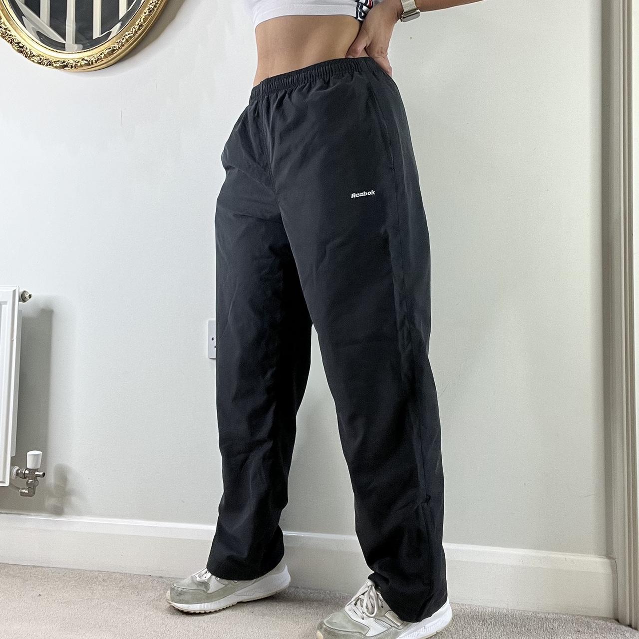 Black windbreaker pants womens best sale