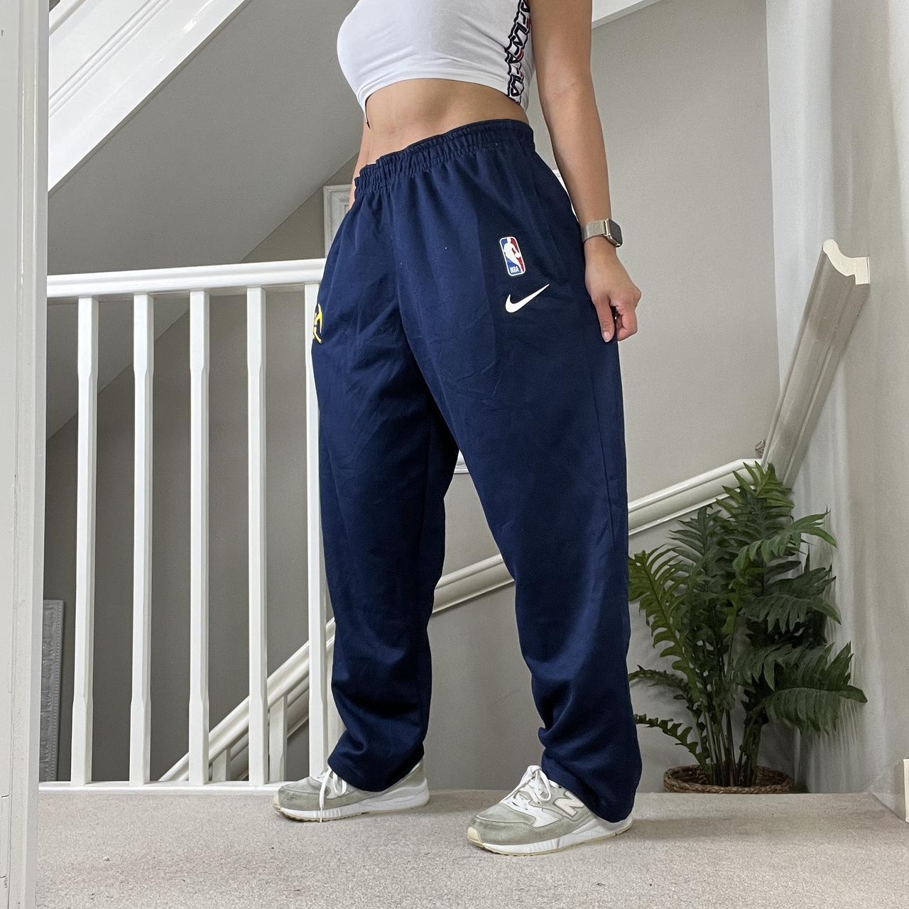 Nike dark blue cord loose fit joggers sale