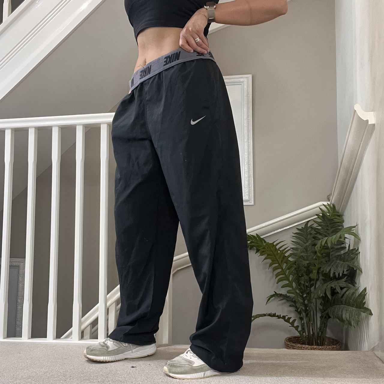 Nike Loose Fit Straight Wide Leg Track Pants Tracksuit