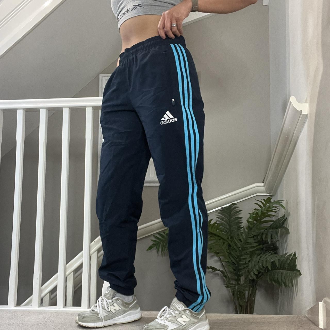 ウォーキング・ランニングウェア 00s adidas track pants 00's Adidas Black Windpants Tracksuit Bottom Track Pants
