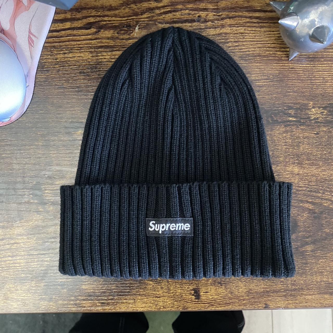 supreme small logo beanie never worn send me an... - Depop