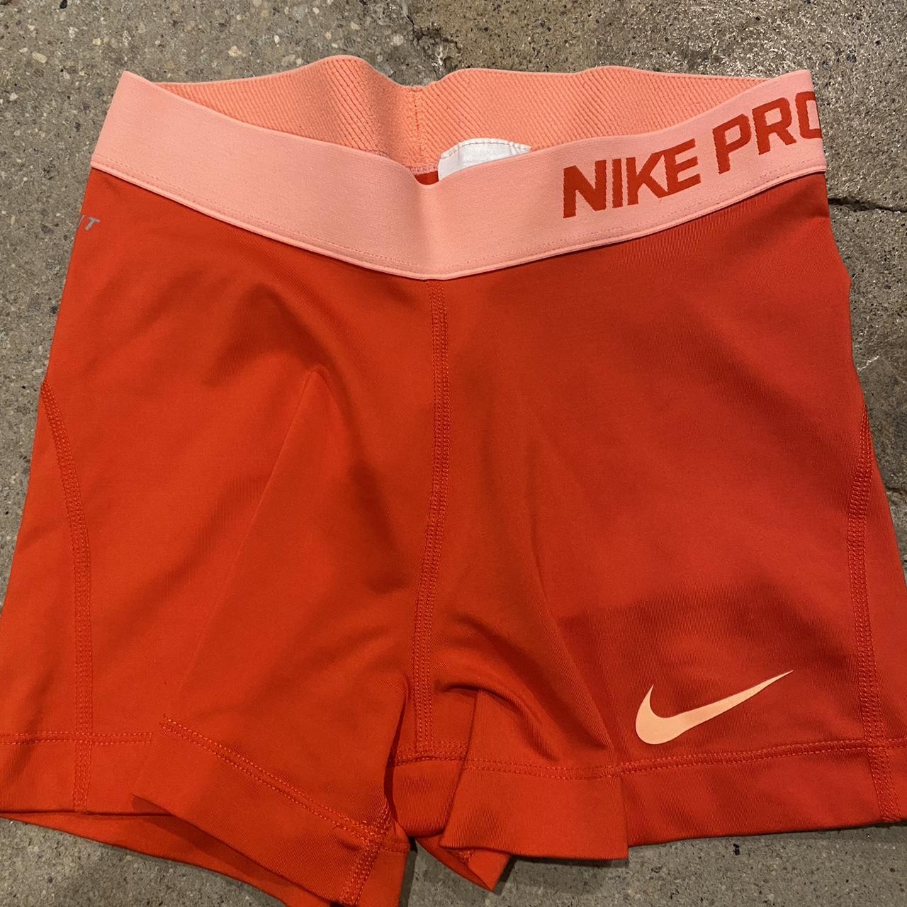 nike pro orange