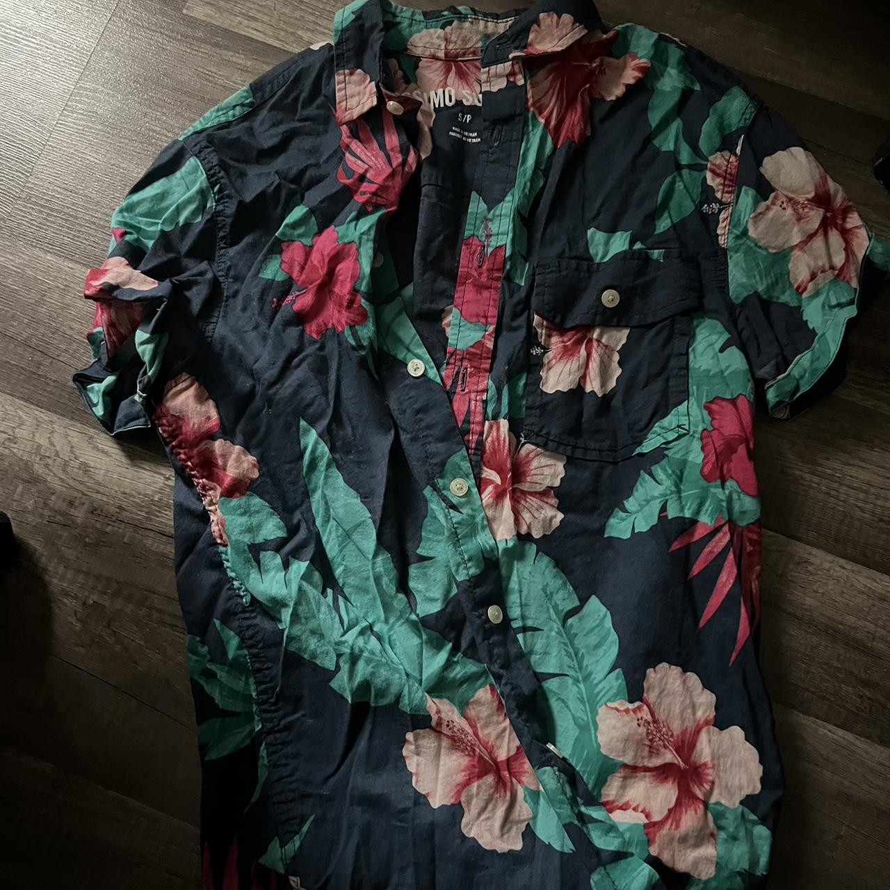 Floral button down mossimo shirt size small. Perfect... Depop