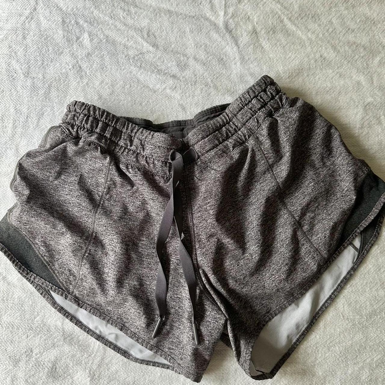 Gray fashion lululemon shorts