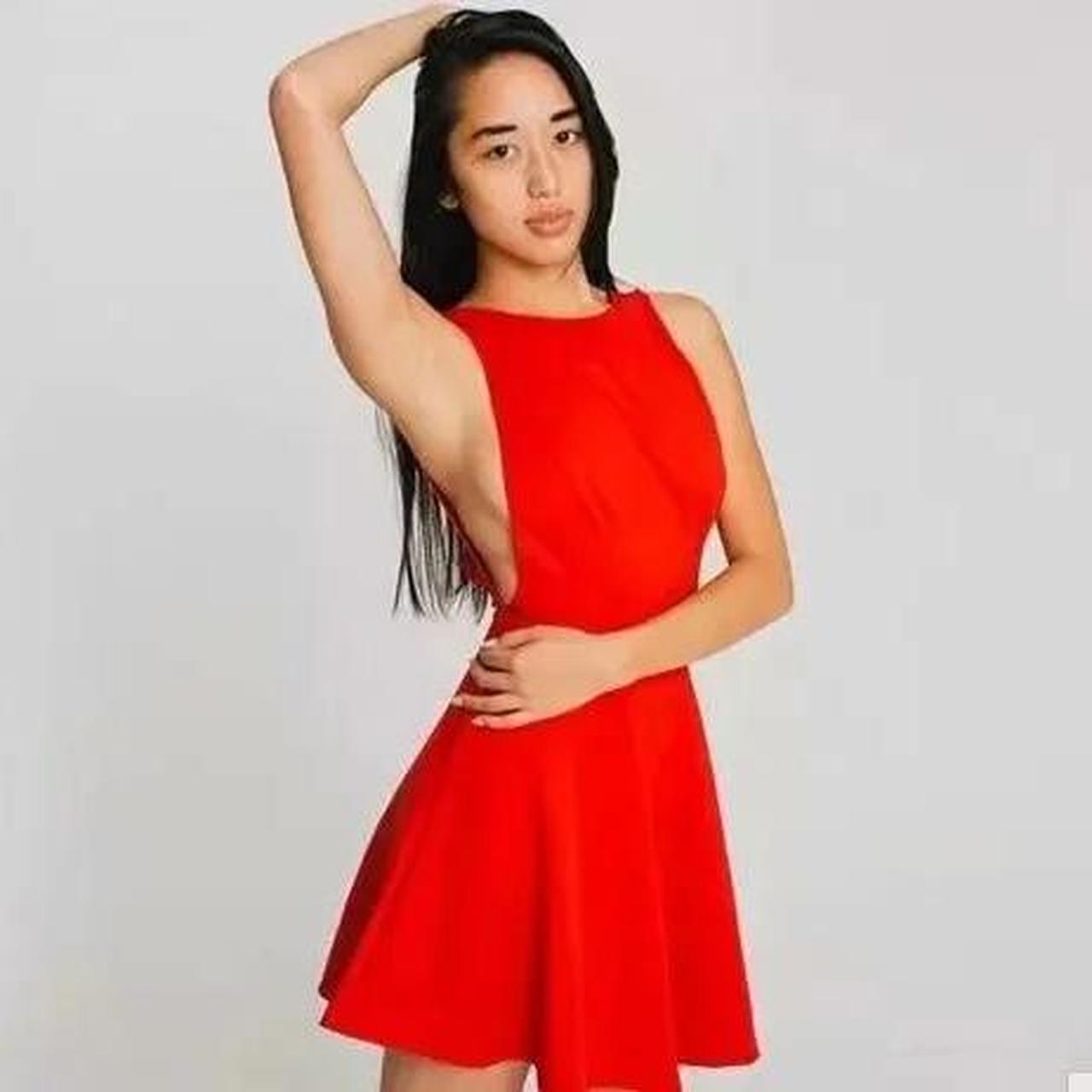 Short Red Summer Dress With Open Sides ...