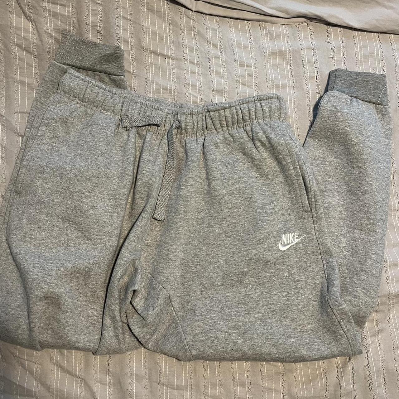 mens nike sweatpants gray