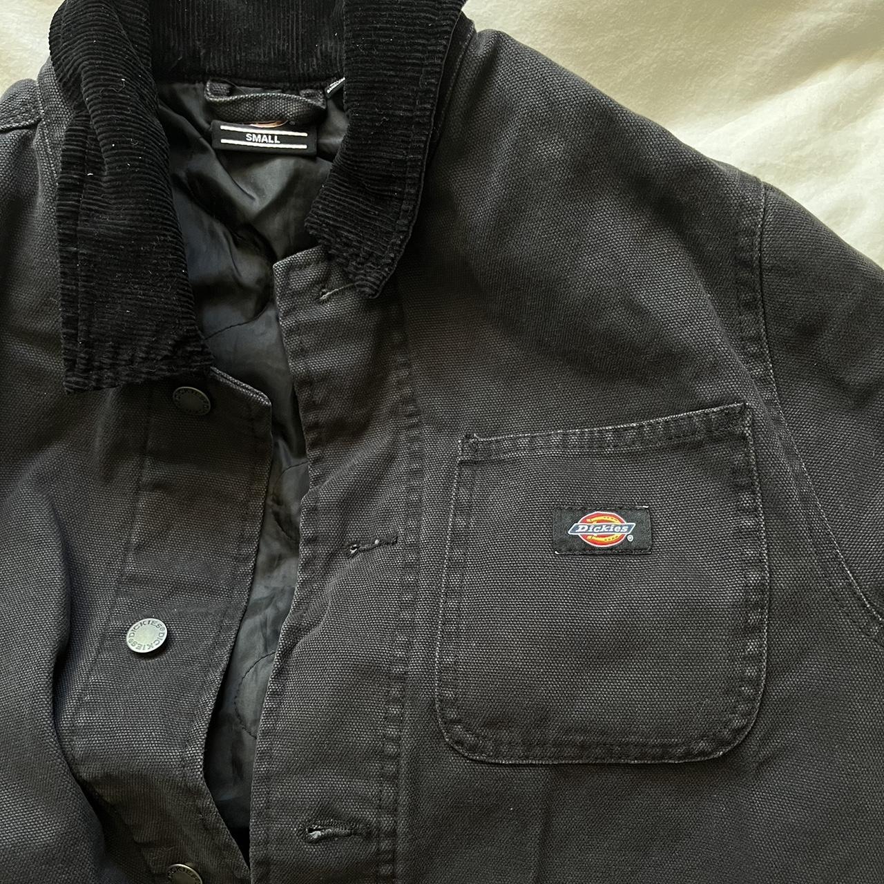 Dickies Women's Brown and Black Jacket | Depop