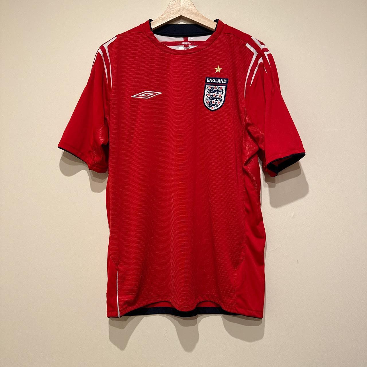 England Football Shirt - Vintage England Football... - Depop