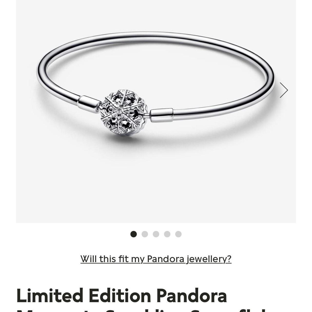 Pandora limited edition snowflake on sale bangle