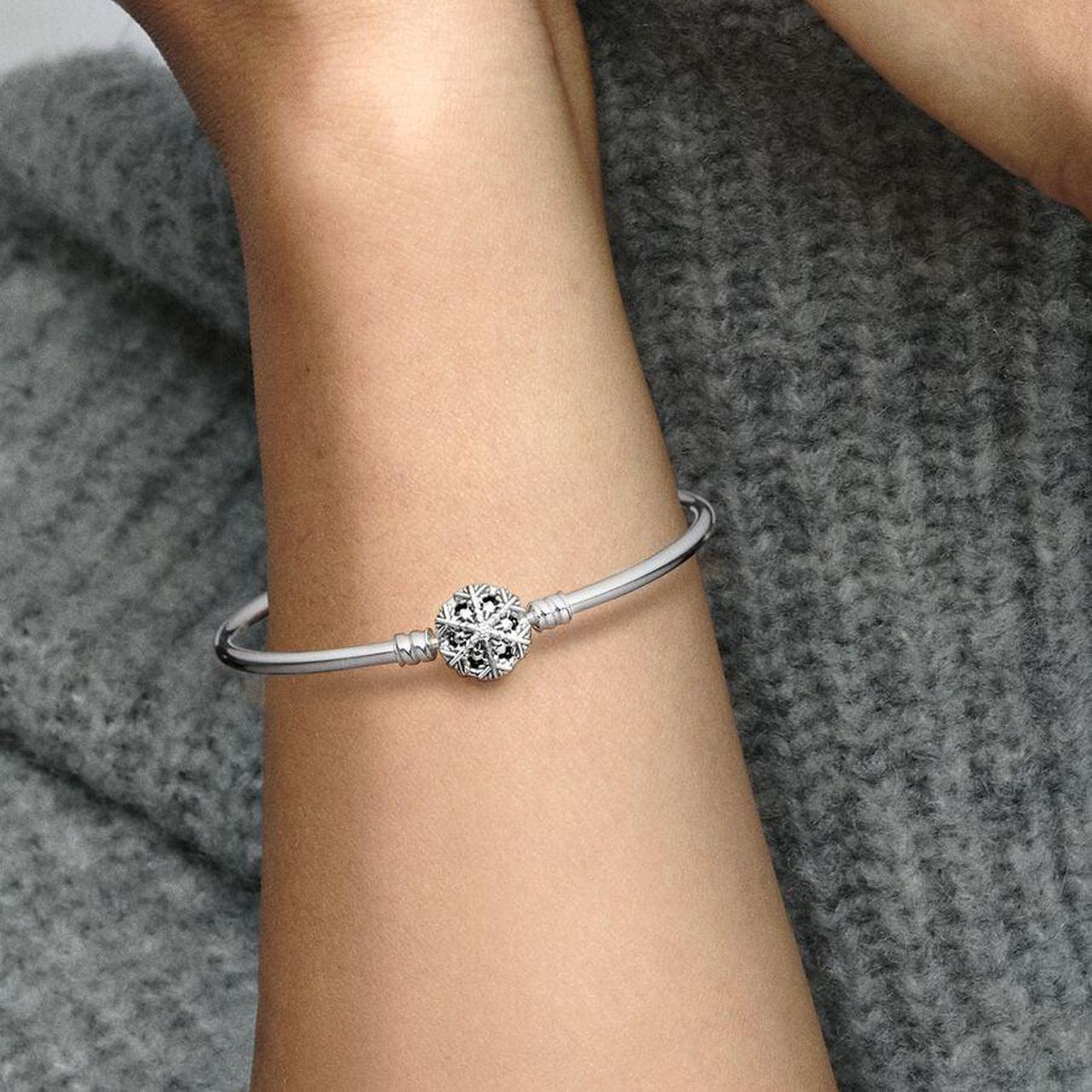 Pandora snowflake bangle hot sale limited edition