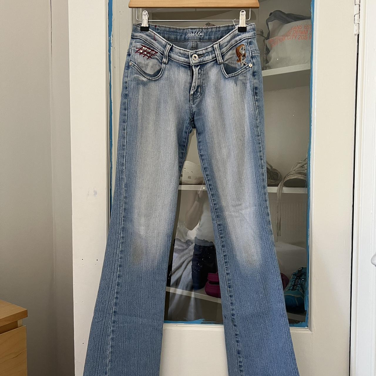 Miss sixty super low waisted flared jeans Miss... - Depop