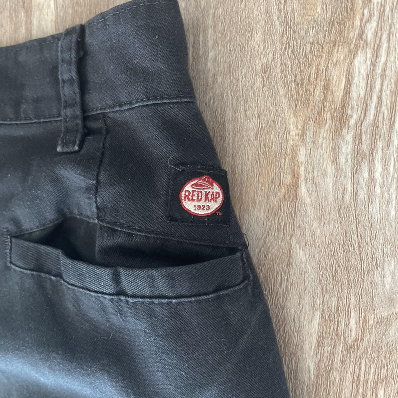 RED KAP BLACK WORK / SKATE PANTS dickies style good... Depop