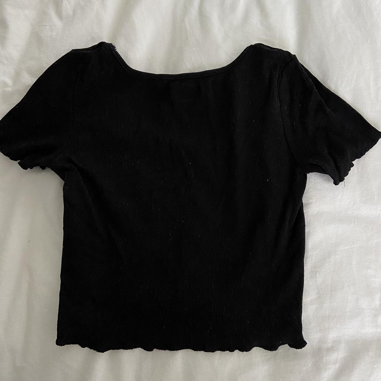 Brave Soul Women's Black T-shirt (3)