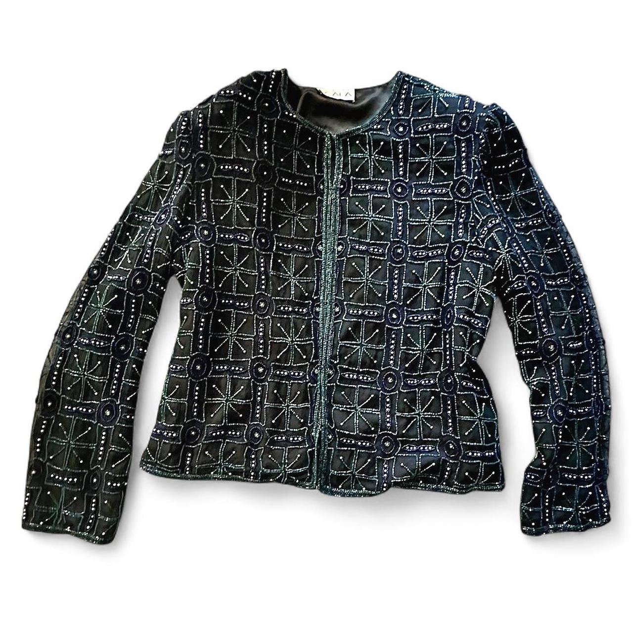 Scala Women's Party Jacket - Green/Multi - One si… - image 1