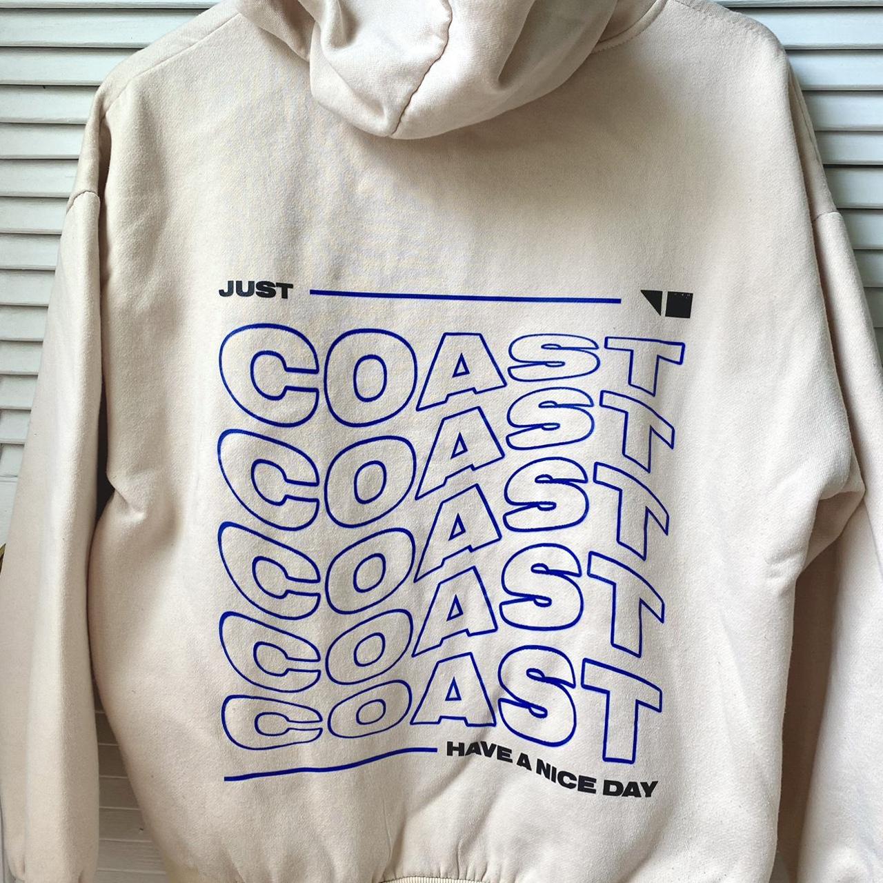 COAST BCN Graphic Hoodie Just Have a Nice Day... Depop