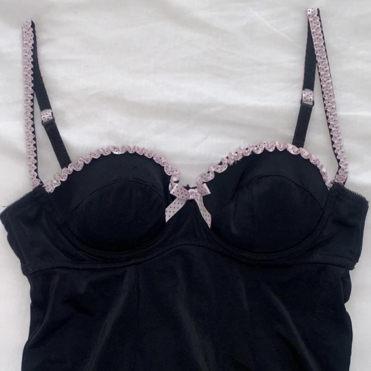 Ann Summers Women's Black and Pink Nightwear | Depop