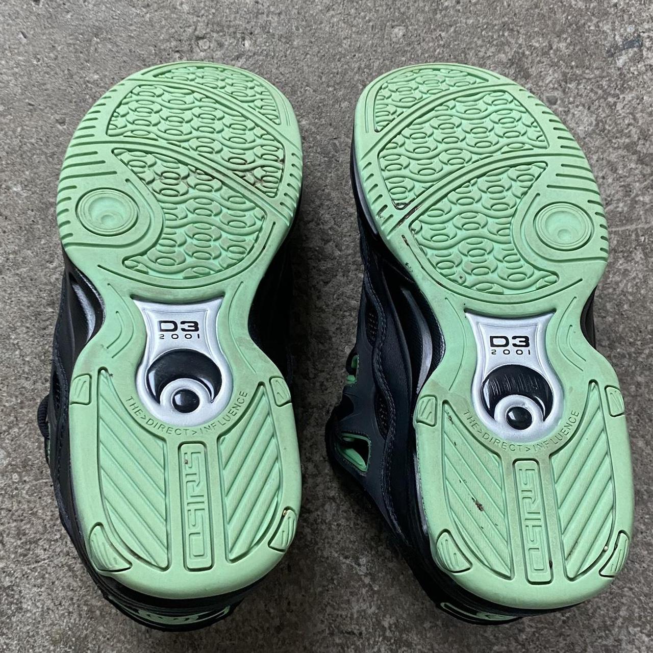 🛒 black 2001 OSIRIS D3 black & neon green iconic... - Depop