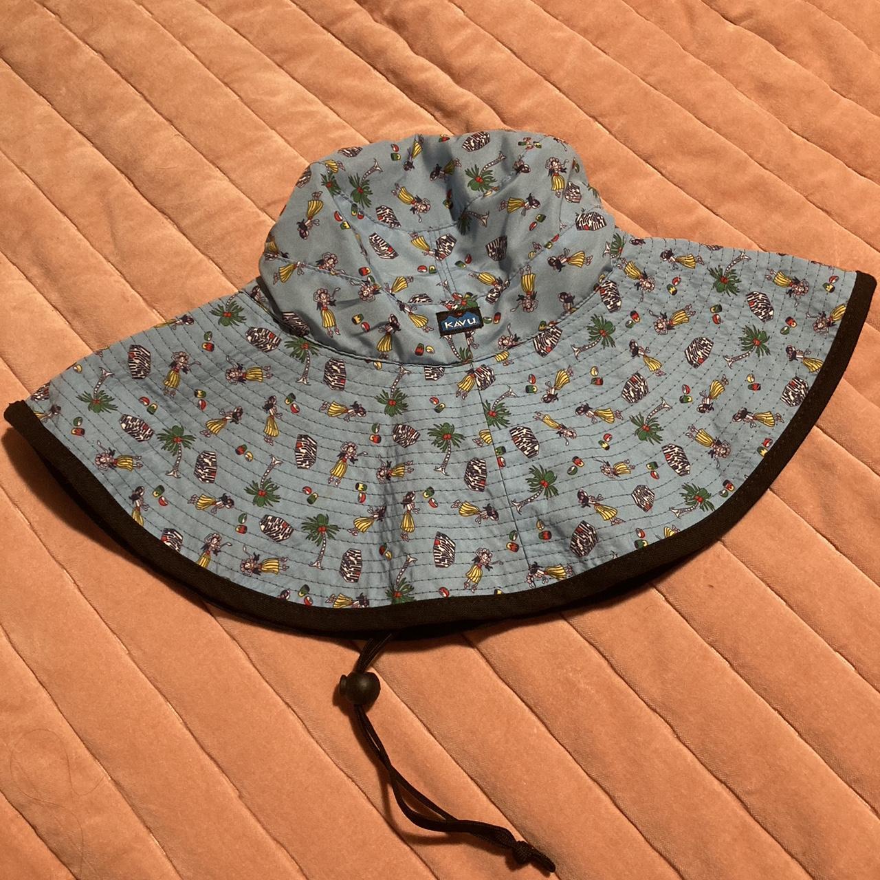 Worn Once Kavu Bucket hat 100% Polyester In... - Depop