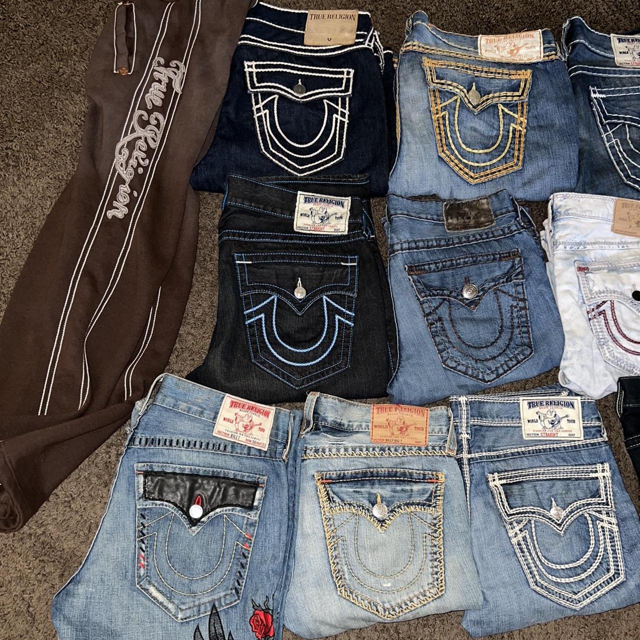 true religion jeans taking offers on mostly all of... - Depop