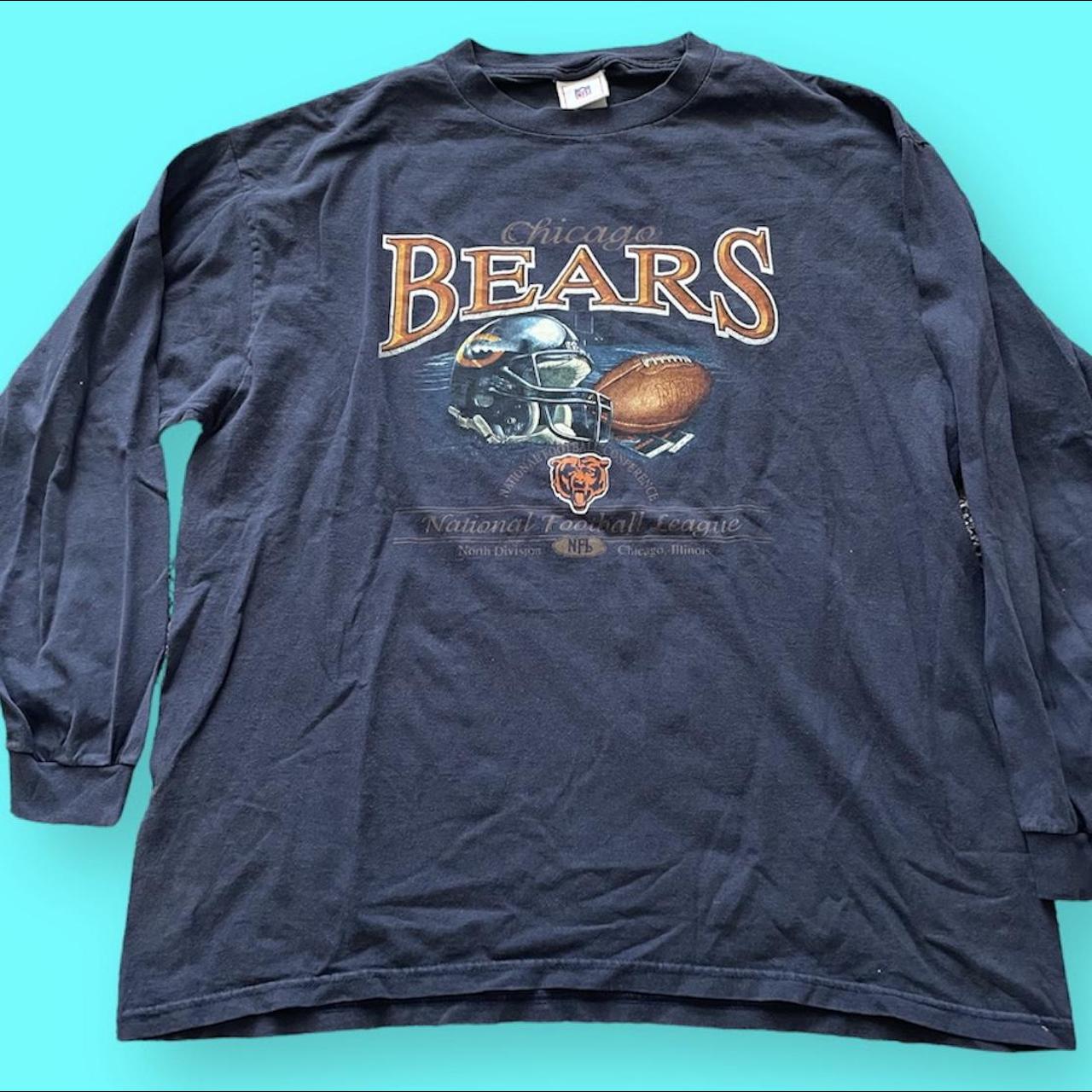 Mens Chicago Bears Nfl Long Sleeve Tee Tshirt Size Depop 