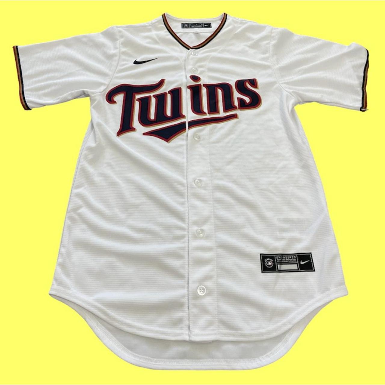 Majestic Minnesota Twins Baseball Jersey 90s - Depop