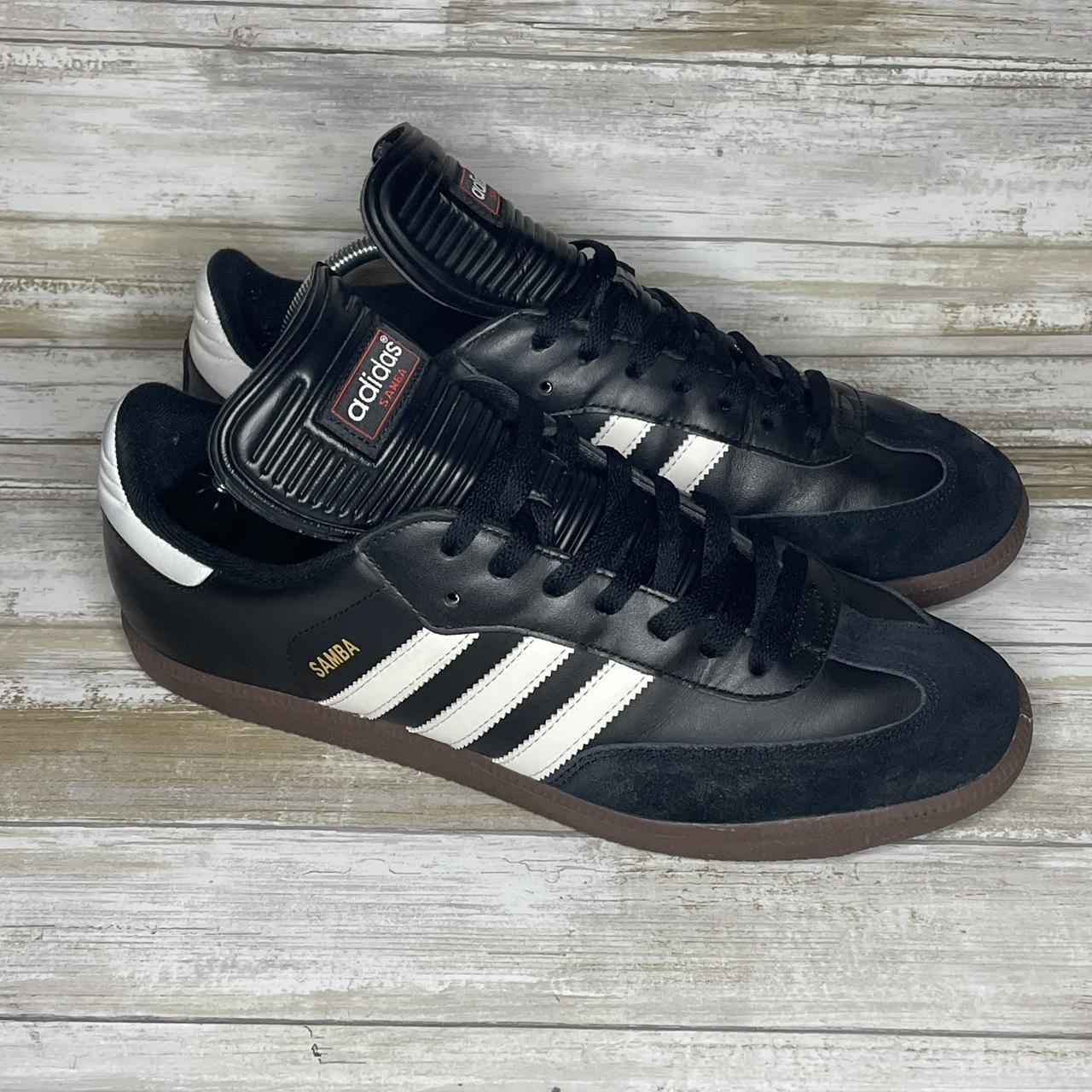 mens black adidas samba trainers