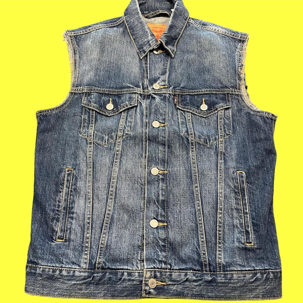 Levi's trucker vest sale womens