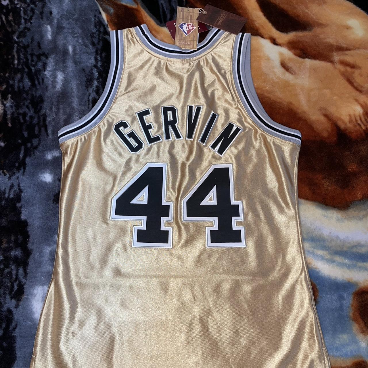 NBA 75th gold Swingman Jersey Spurs 1977 George - Depop