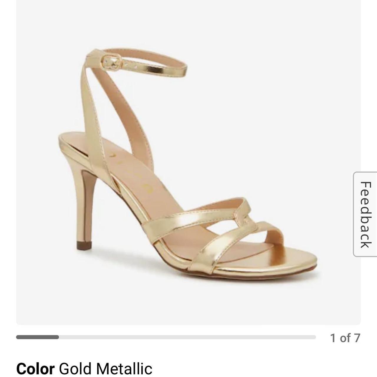 Matt gold clearance heels