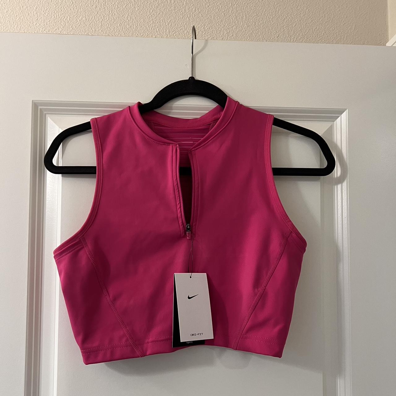 mens pink nike half zip