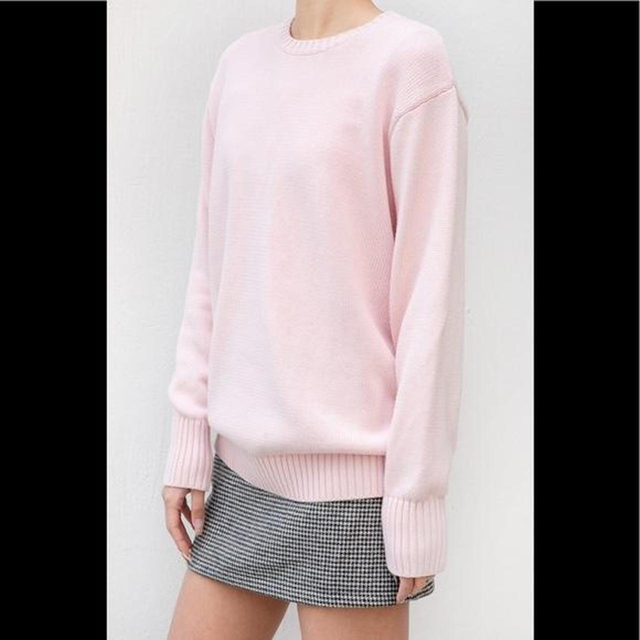 Brandy Melville Pink Brianna Sweater. Worn... Depop