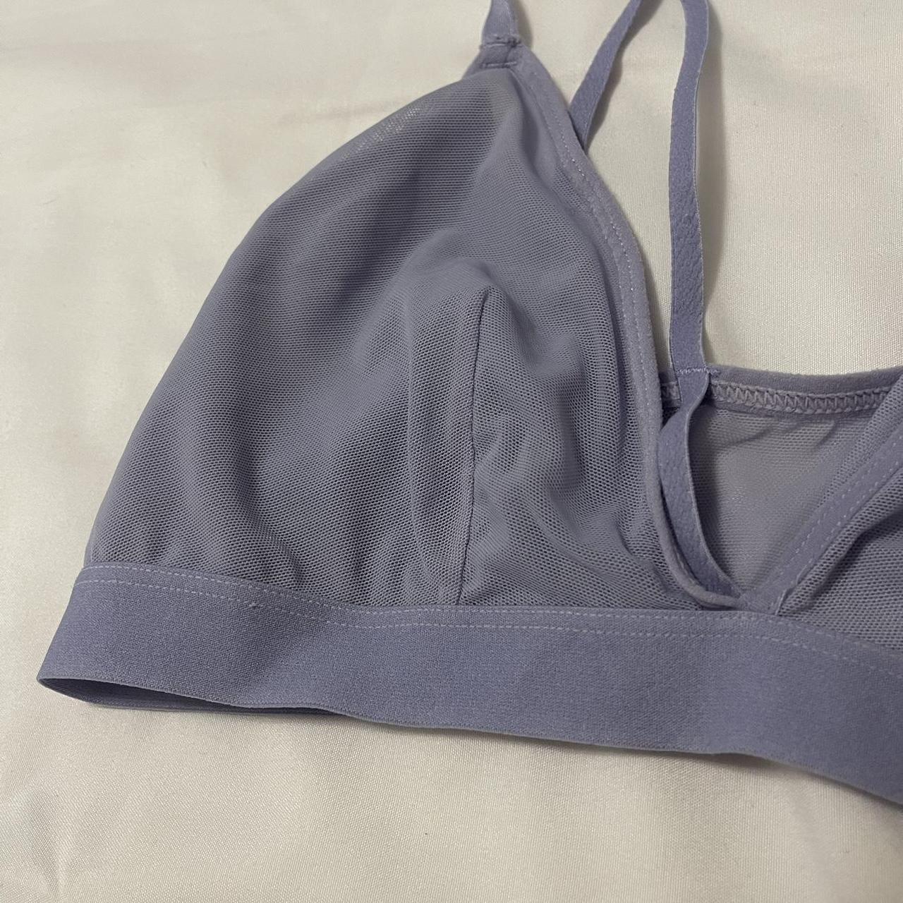 Target Auden purple mesh bralette purple bra with... - Depop