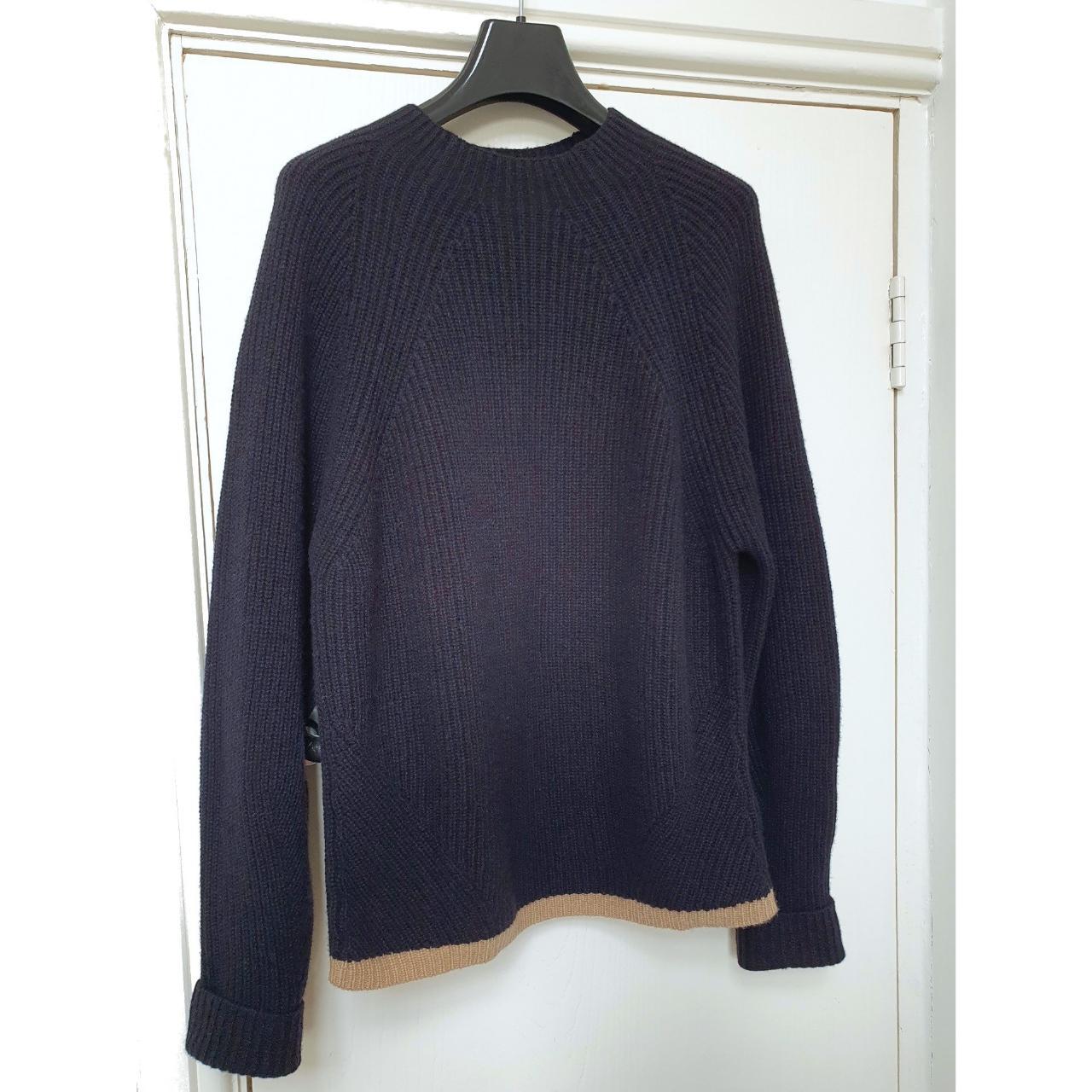 COS Women's Navy Jumper | Depop