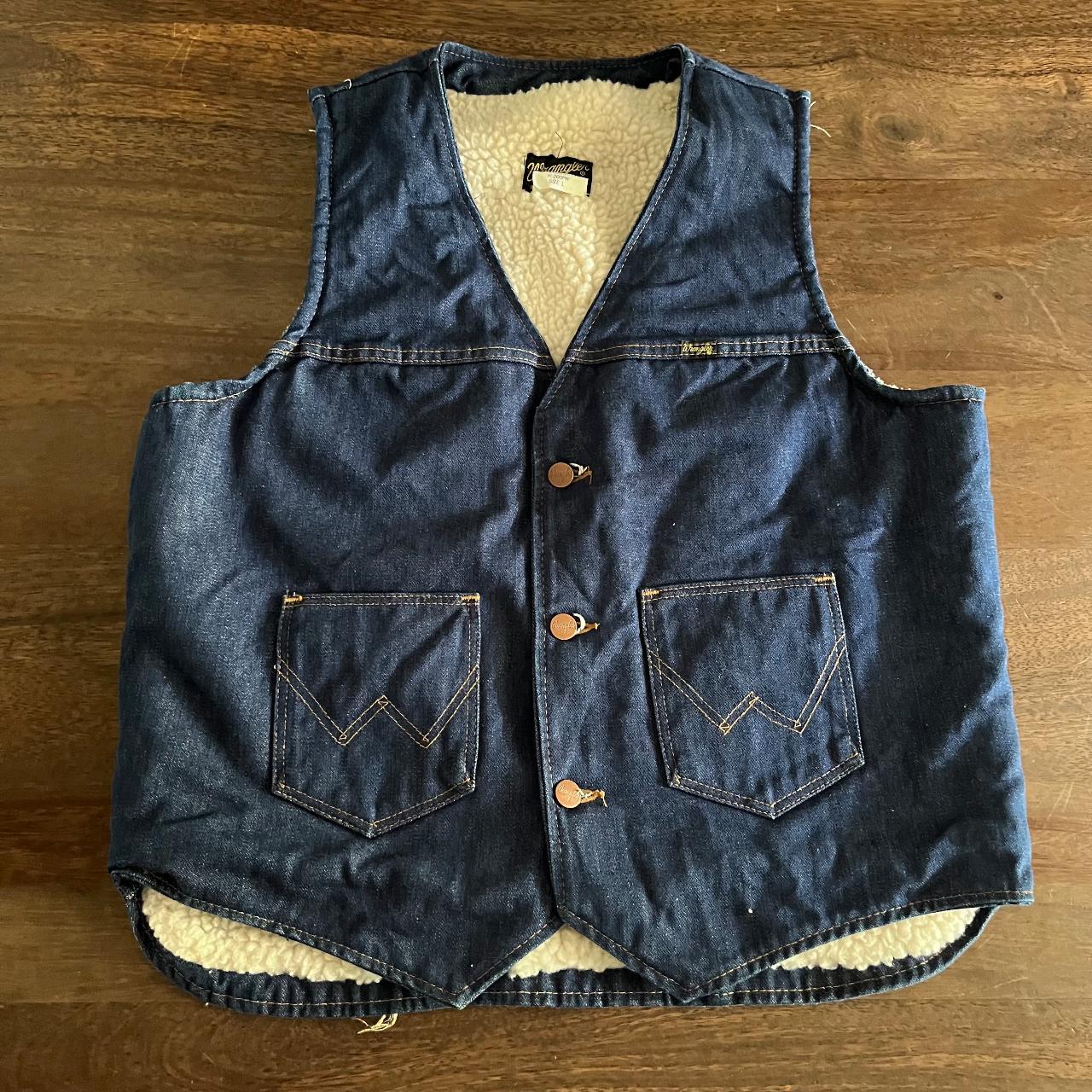 Vintage on sale wrangler vest