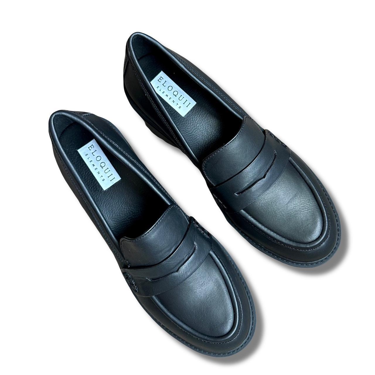 Women's Black Loafers Depop